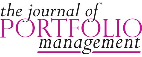 OECD Journal: Financial Market Trends. . The journal of portfolio management pdf